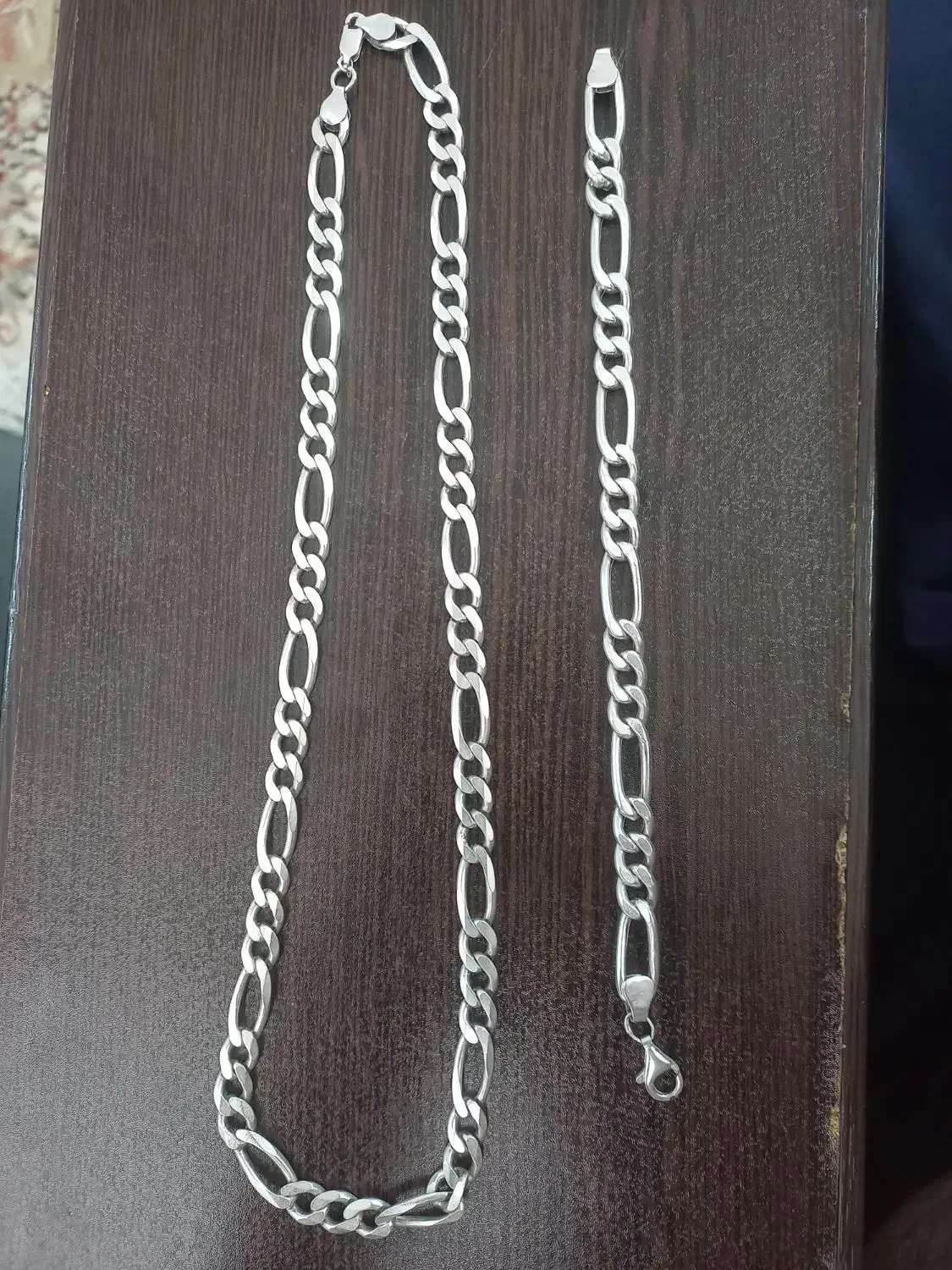 زنجیر ودستبند فیگارو ایتالیایی|جواهرات|رشت, حسین آباد|دیوار