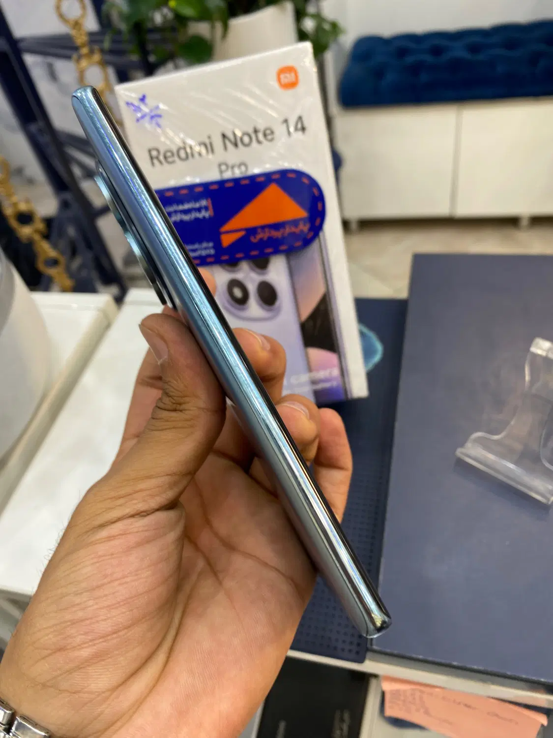 یک دستگاه xiaomi note 14 pro ابی|موبایل|کرج, گوهردشت|دیوار