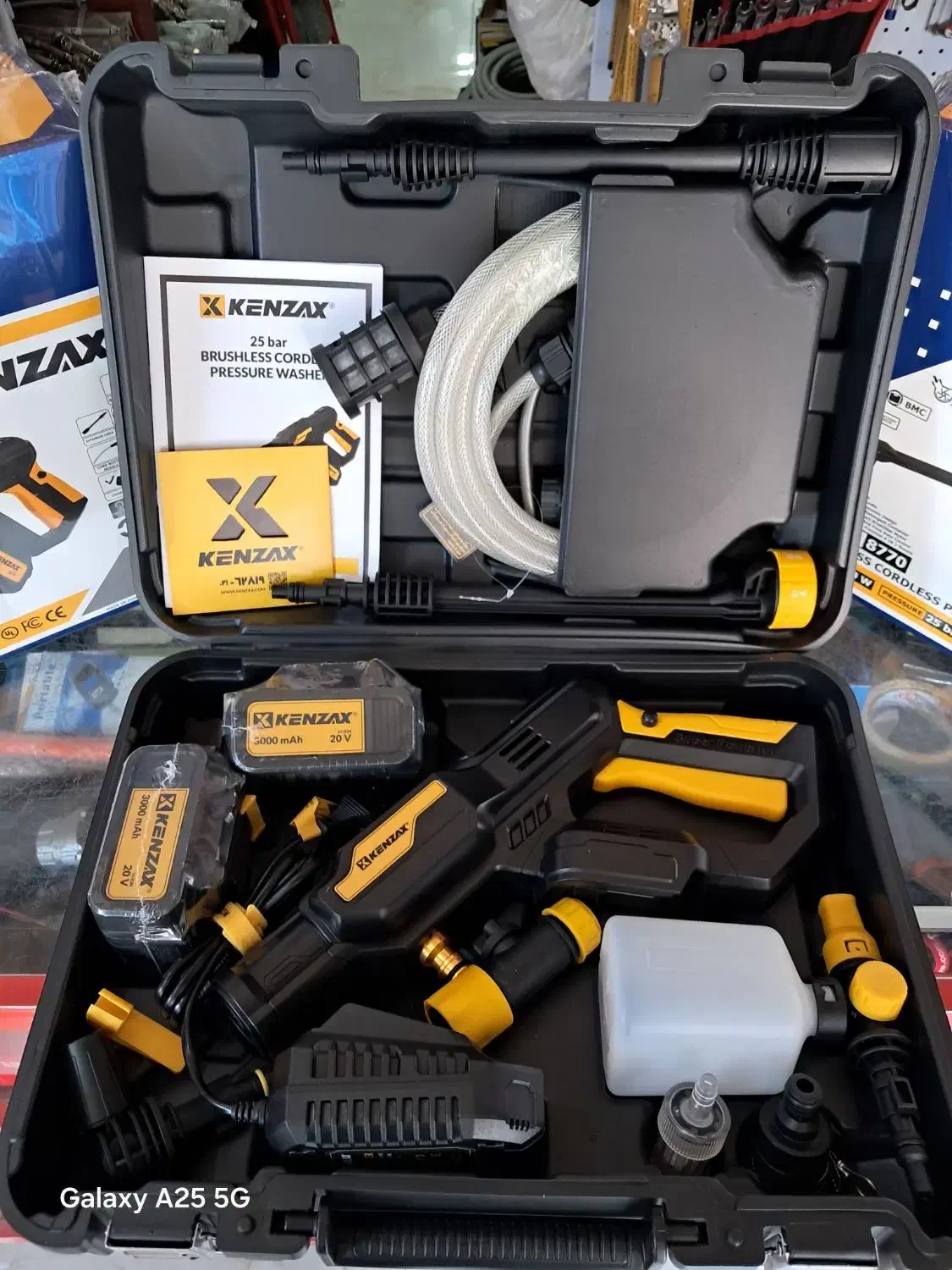 کارواش شارژی 25 ولت کنزاکس با ضمانت|ابزارآلات|شیراز, شهرک رضوان|دیوار