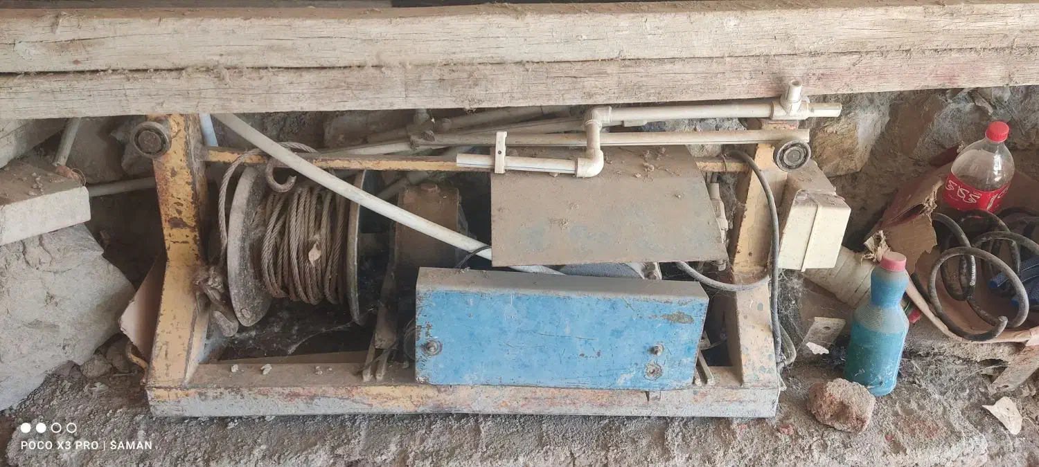 بالابر ساختمانی و ویبراتور بنزینی|مصالح و تجهیزات ساختمان|نمین, |دیوار