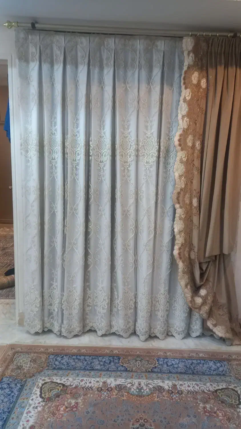 پرده ووالان|پرده، رانر، رومیزی|ری, فیروزآبادی|دیوار