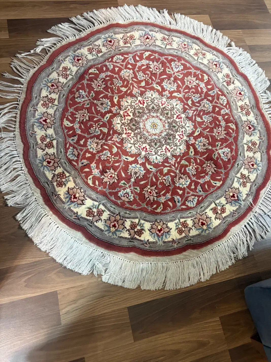 فرش یک دریک دستبافت ابریشمی|فرش|رشت, معلم|دیوار