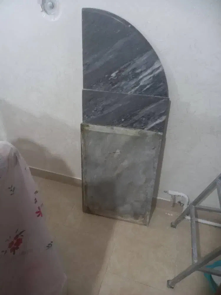 کابینت فلزی باسینک وآب چکان وسنگهای روی کابینت|مصالح و تجهیزات ساختمان|ارومیه, |دیوار