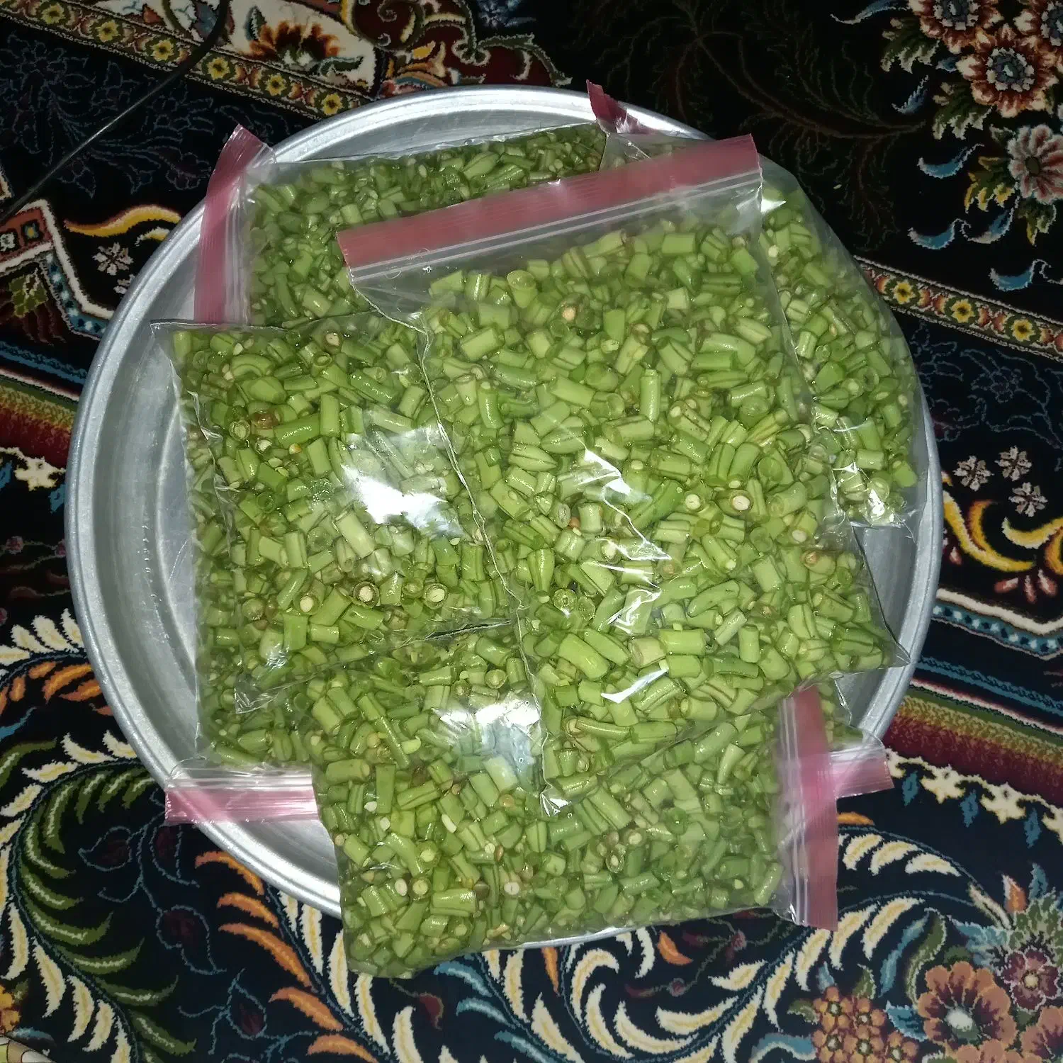 سبزی‌ خورشتی،دمپختی،کلم‌پلو،لوبیاسبز، باقله دوپوست|خوردنی و آشامیدنی|شیراز, وزیرآباد|دیوار
