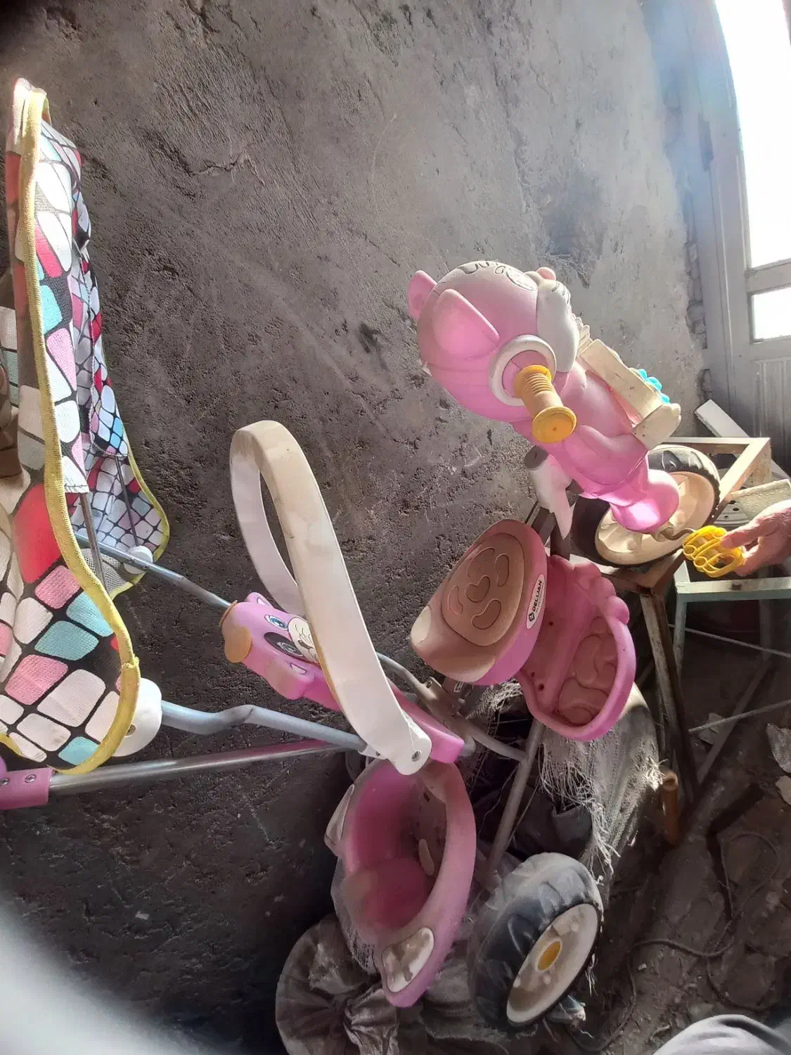 سه چرخه بچه دلیجان|کالسکه و لوازم جانبی|گنبد کاووس, |دیوار