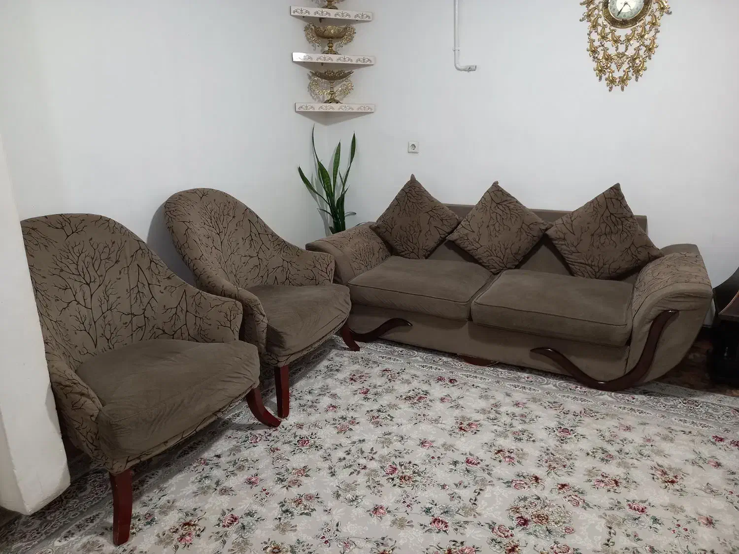 مبل راحتی|مبلمان خانگی و میز عسلی|خرمآباد, |دیوار