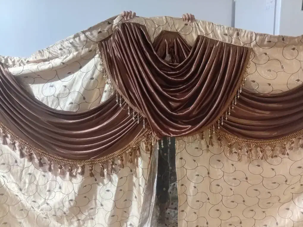 پرده قشنگ و تمیز در حد نو|پرده، رانر، رومیزی|اهواز, کوی بشارت|دیوار