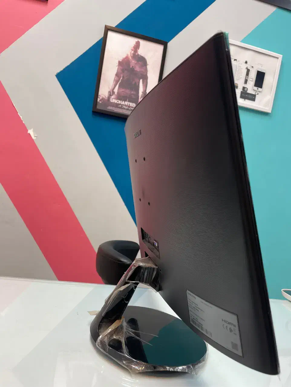 مانیتور خمیده سامسونگ ۲۴ اینچ ۷۵ هرتز|قطعات و لوازم جانبی رایانه|بجنورد, |دیوار