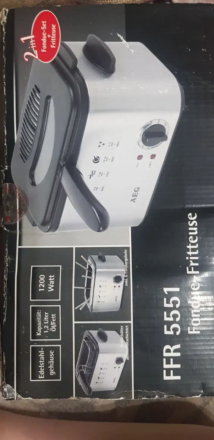 سرخ کن AEG کاملا نو|اجاق گاز و لوازم برقی پختوپز|پردیس, فاز ۸|دیوار