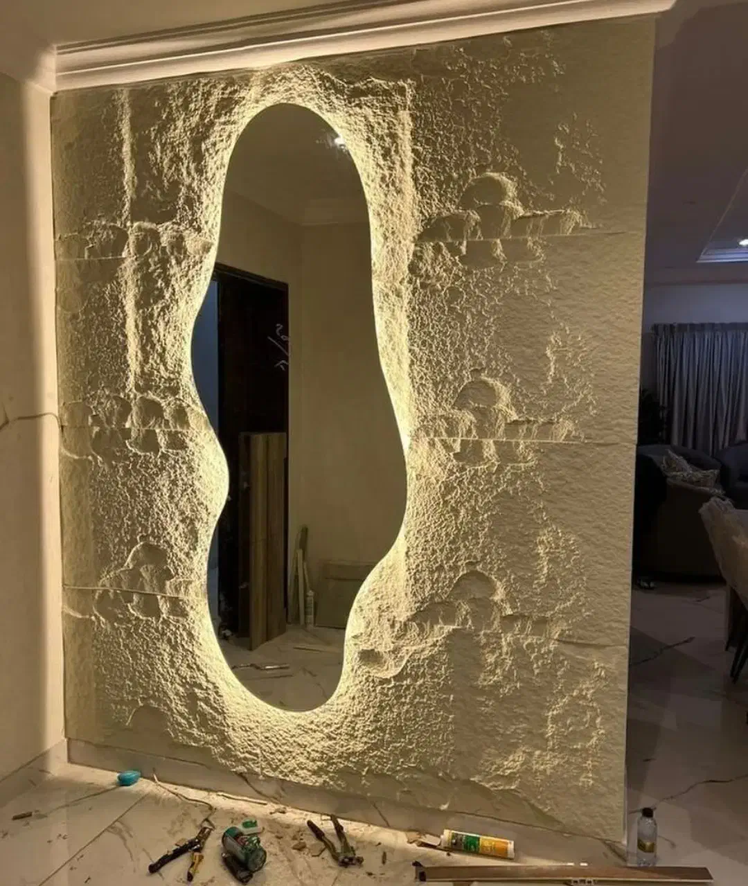 آینه دفرمه جادویی مدل برکه|آینه|رشت, بیجارپس|دیوار