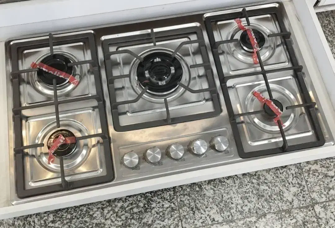 گاز صفحه ای استیل ۵شعله با ترموکوبل و ضمانت|اجاق گاز و لوازم برقی پخت‌وپز|اصفهان, فجر|دیوار