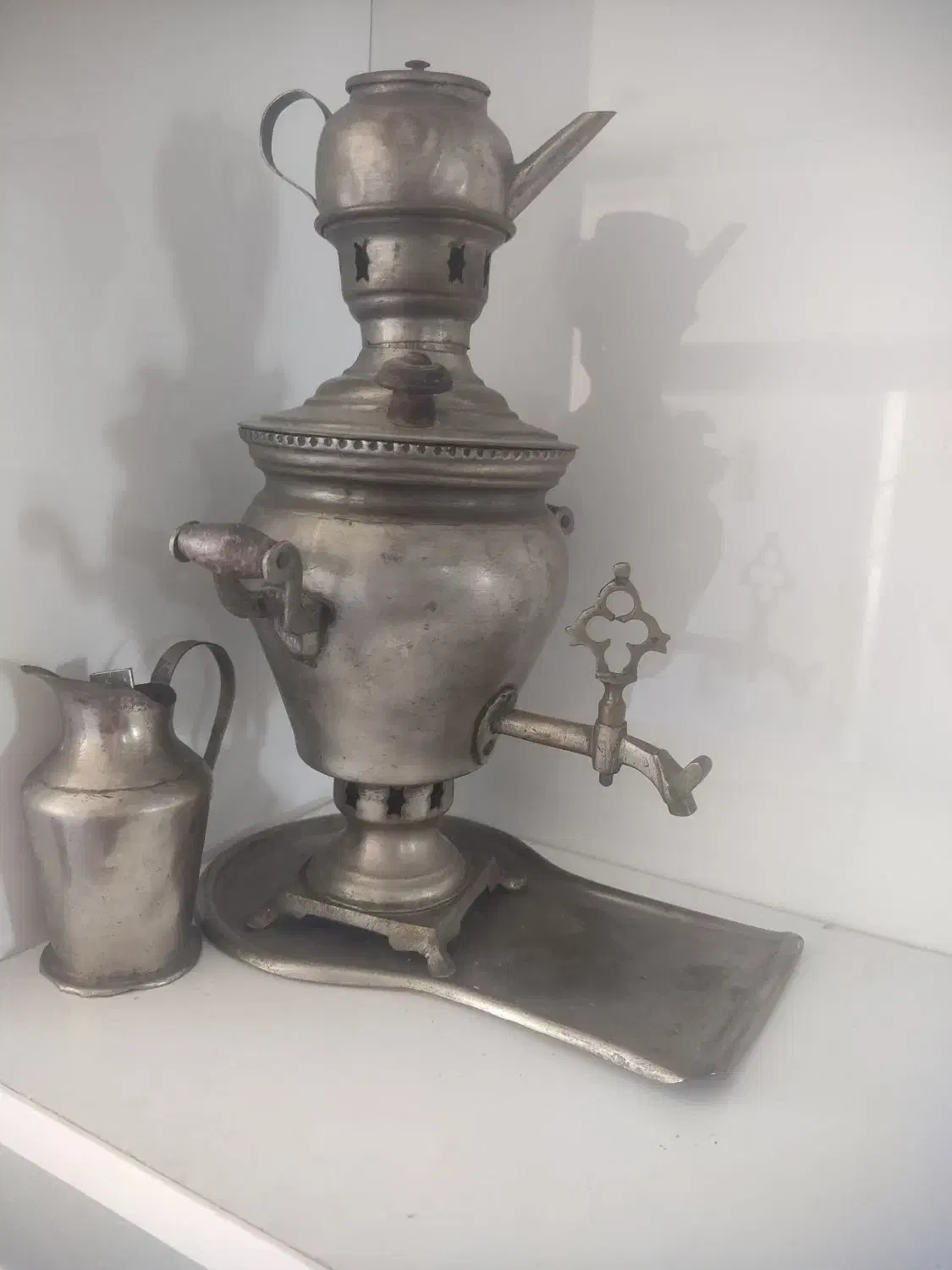 اشیا و وسایل مسی قدیمی|کلکسیون اشیاء عتیقه|رباط‌کریم, الارد|دیوار