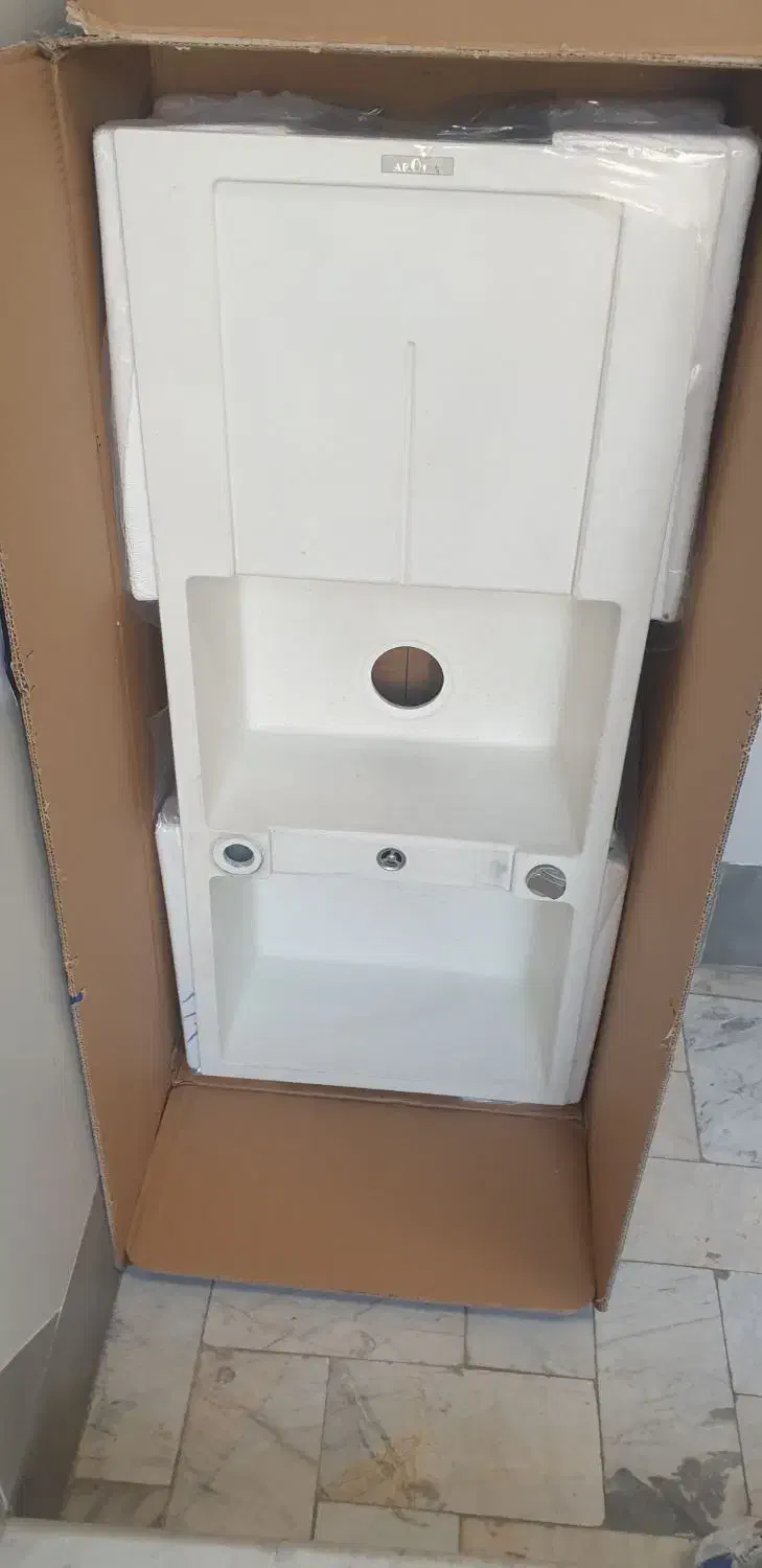 سینک ظرفشویی گرانیتی با شیر کروم مات|مصالح و تجهیزات ساختمان|تهران, فاطمی|دیوار