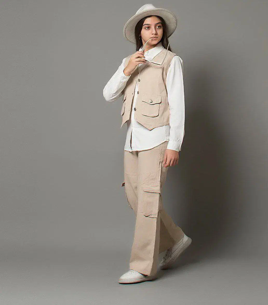 ست سه تیکه کتان|کفش و لباس بچه|گنبد کاووس, |دیوار