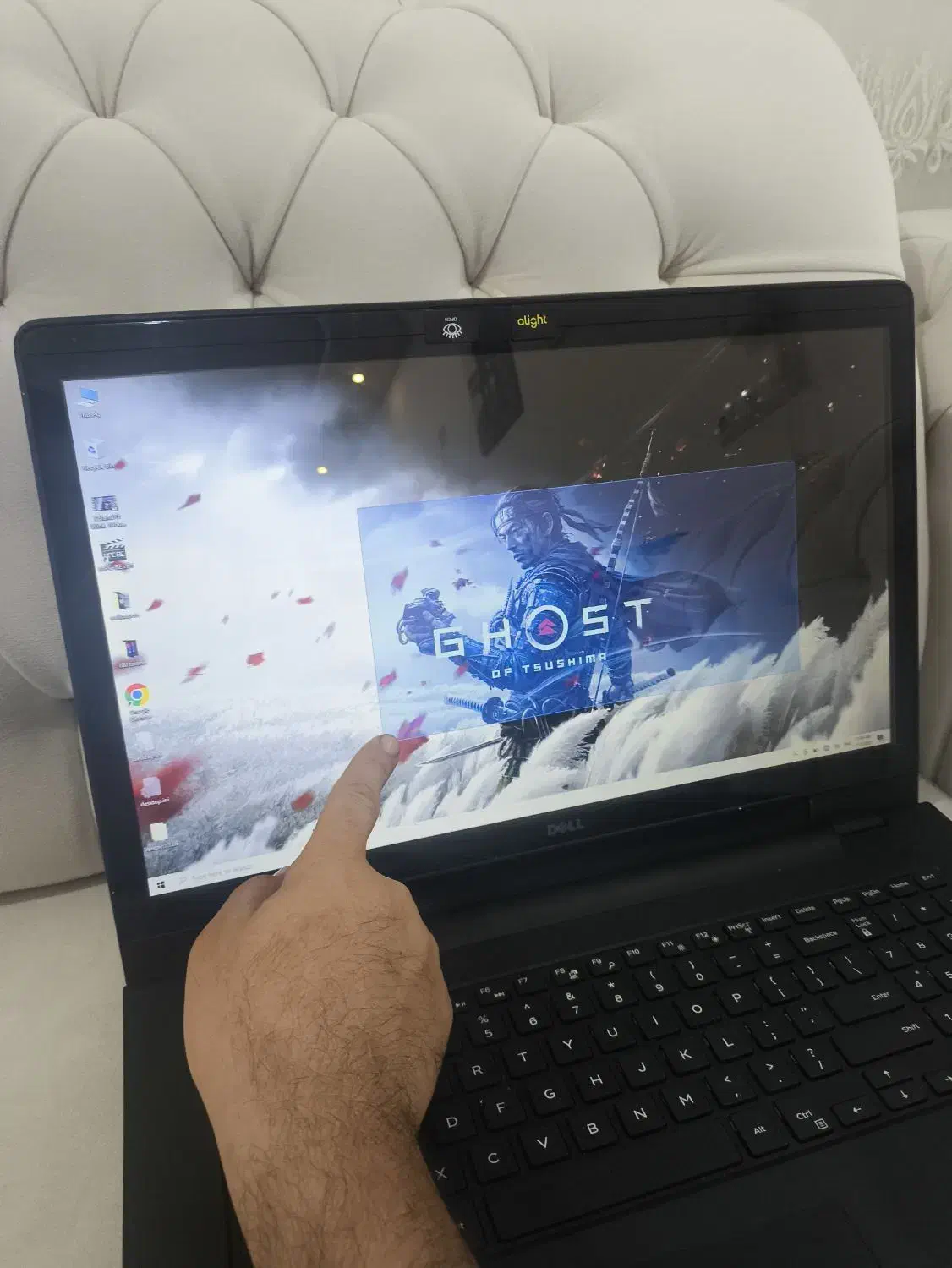 لپتاپ دل 17 اینچ لمسی گرافیکدار|رایانه همراه|بندر کنگان, |دیوار