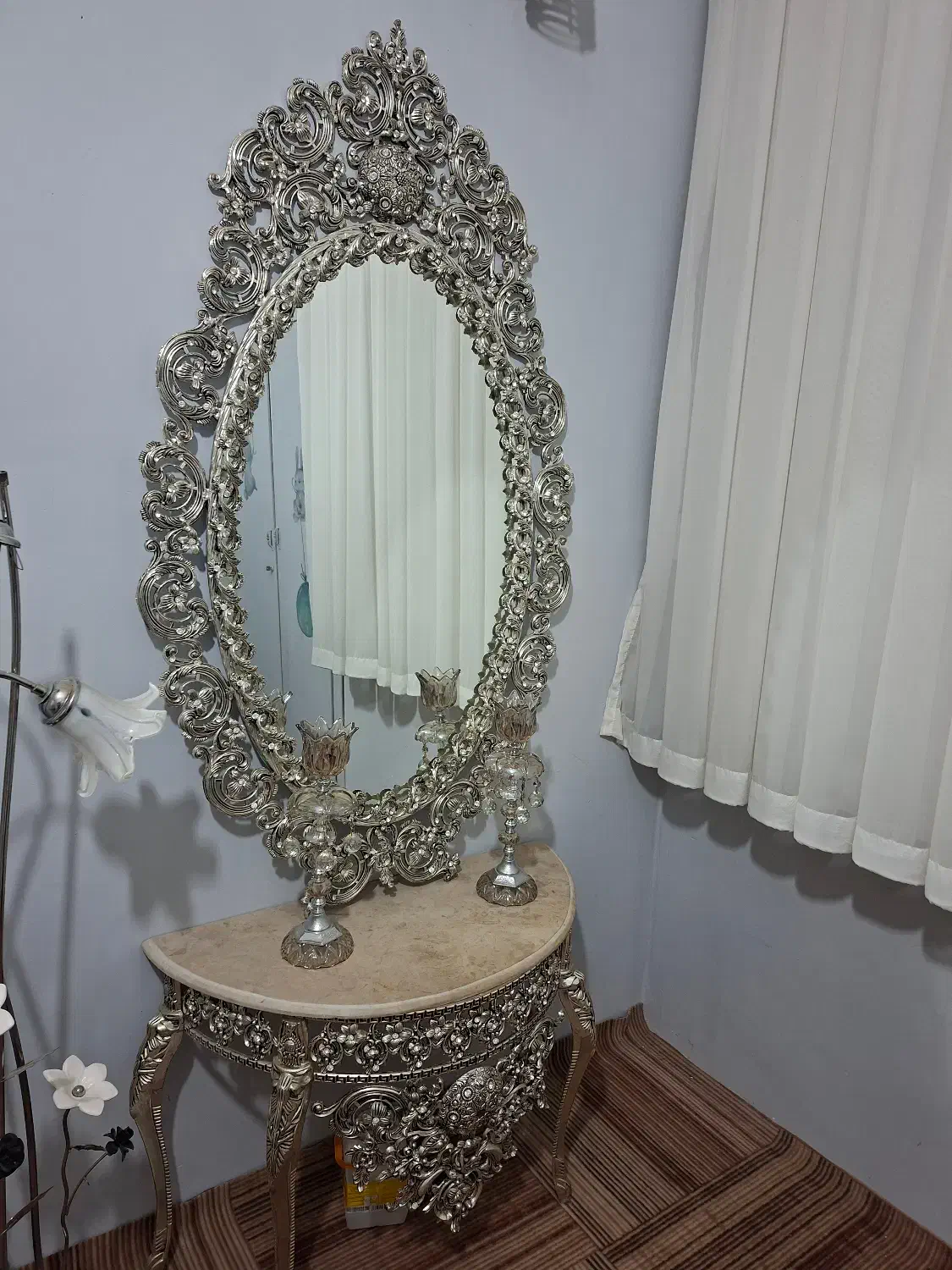 آینه و شمعدان|آینه|نیشابور, مسکن مهر نور|دیوار