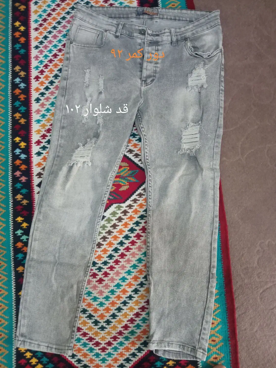 ۳عدد شلوار لی مردانه در حد معاوضه با کاپشن مردانه|لباس|تهران, چیتگر جنوبی|دیوار