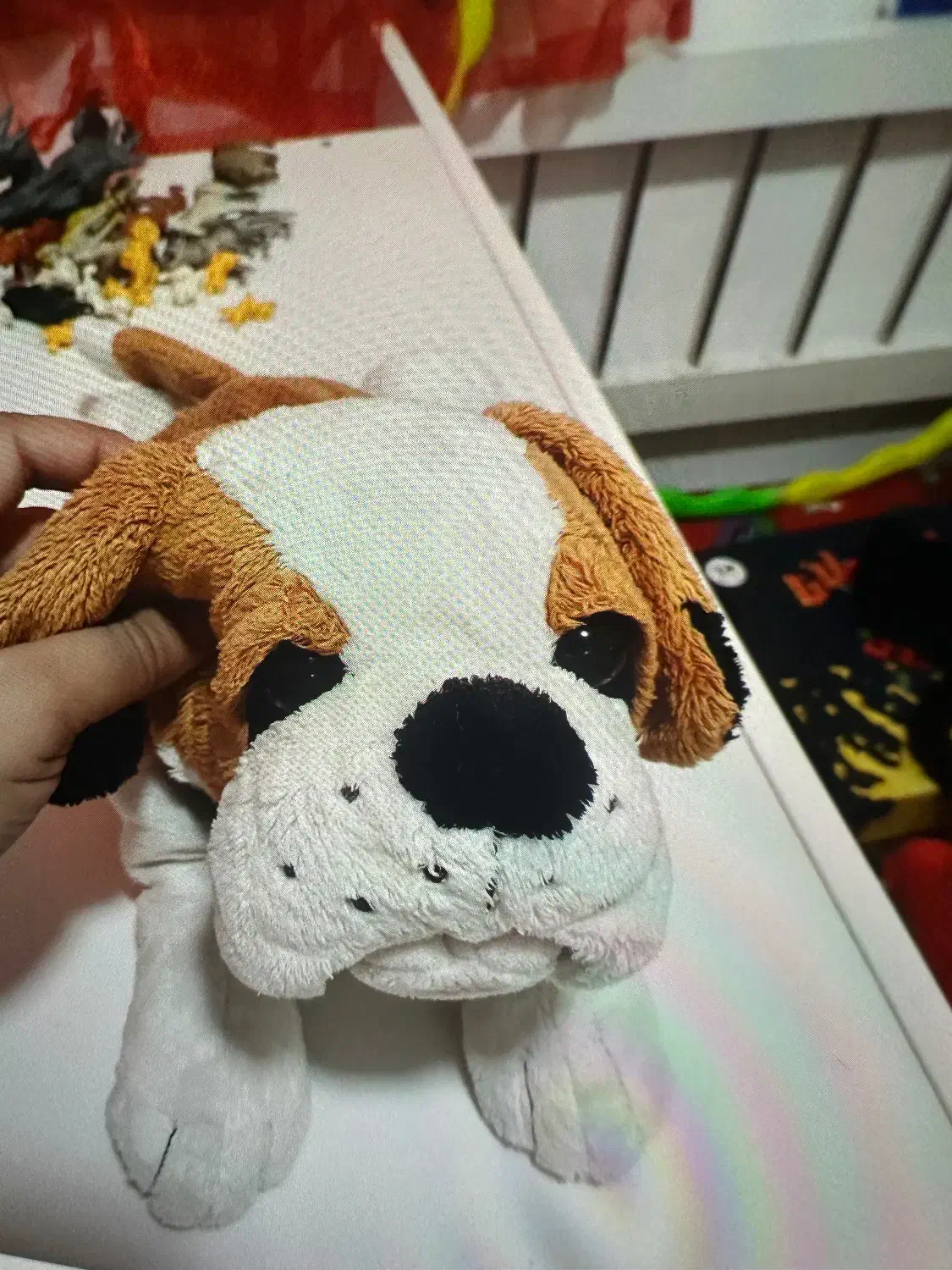 عروسک سگ کرم قهوه ای|اسباب‌‌بازی|بابل, |دیوار