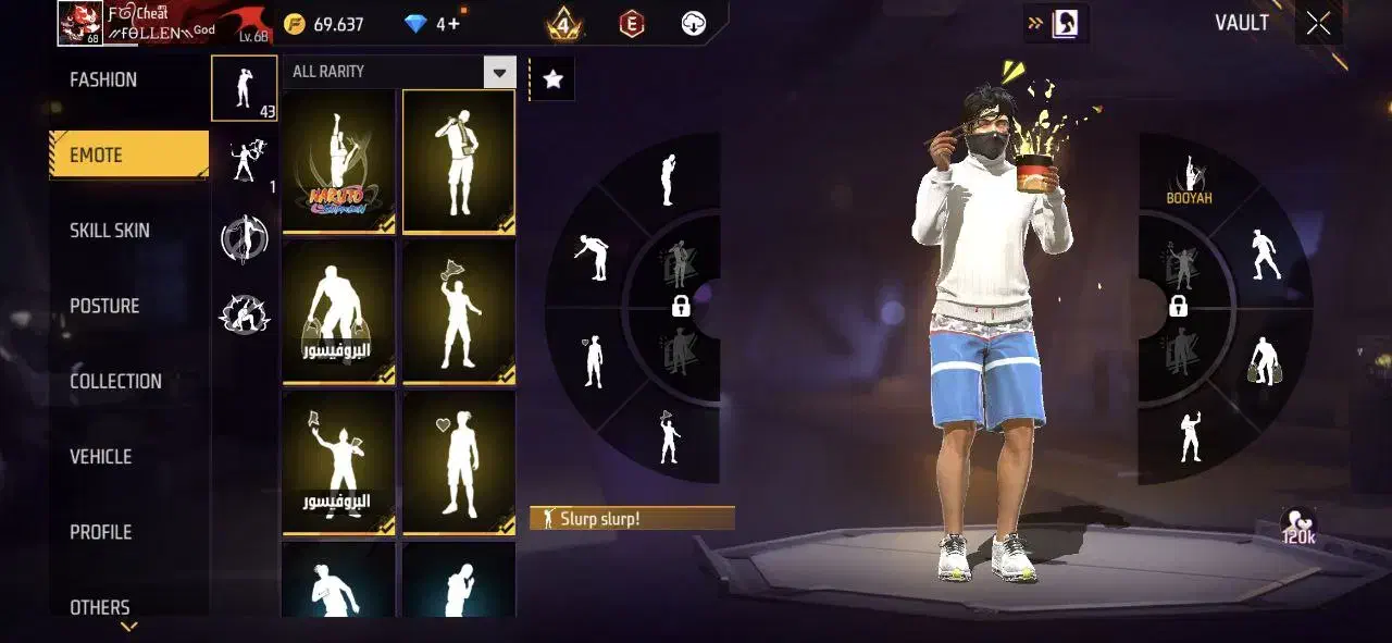 اکانت مرامی فریفایر فری فایر خفن|کنسول، بازی ویدئویی و آنلاین|شیراز, فرگاز|دیوار