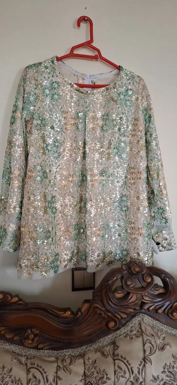 شومیز گیپورپولکی مجلسی نونو تاسایز۴۲|لباس|نوشهر, |دیوار