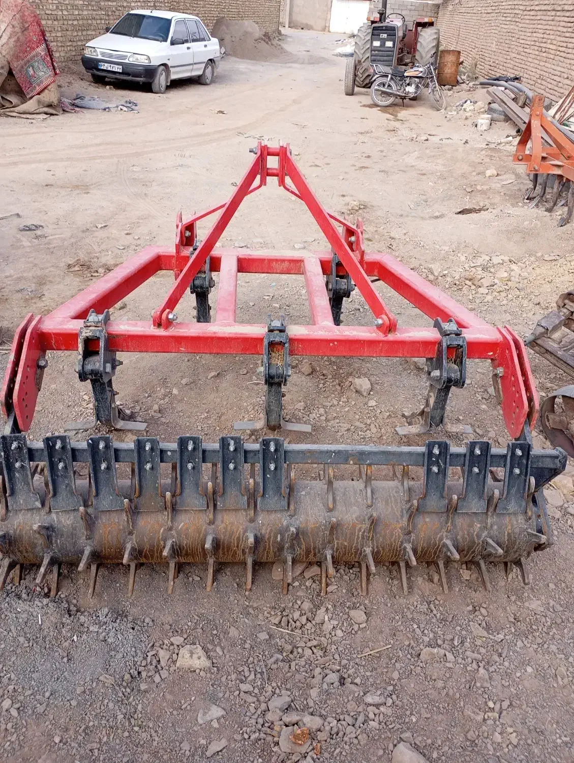 گاوآهن ۱۲ ۱۴ چیزل پنج شاخ لور|ماشین‌آلات صنعتی|رشتخوار, |دیوار