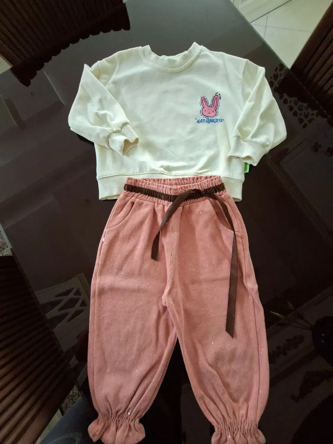 بلوز شلوار دخترانه ( نو ) مجلسی|کفش و لباس بچه|مشهد, جانباز|دیوار