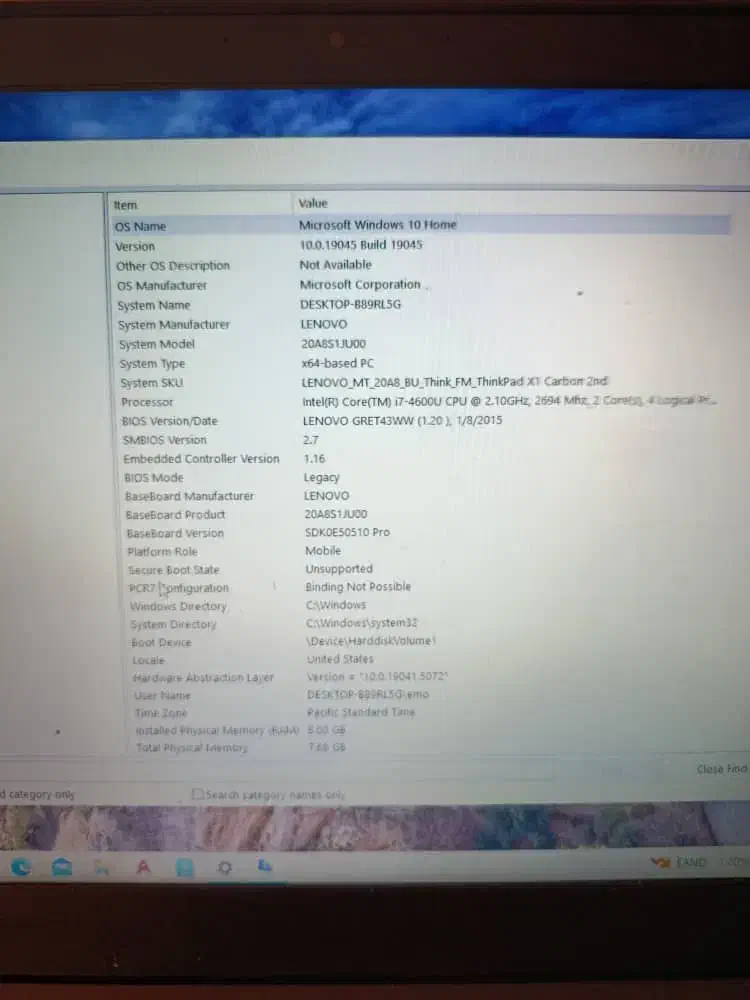 لپ تاپ x1|رایانه همراه|دماوند, دماوند|دیوار