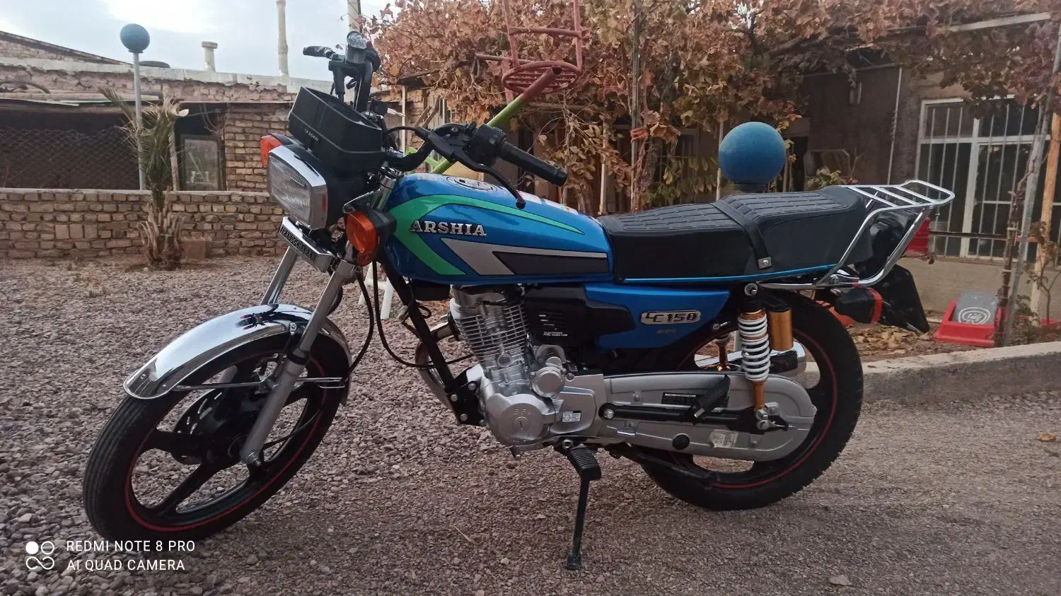 موتور 150عرشیا آبی خوشرنگ|موتورسیکلت|اقبالیه, |دیوار