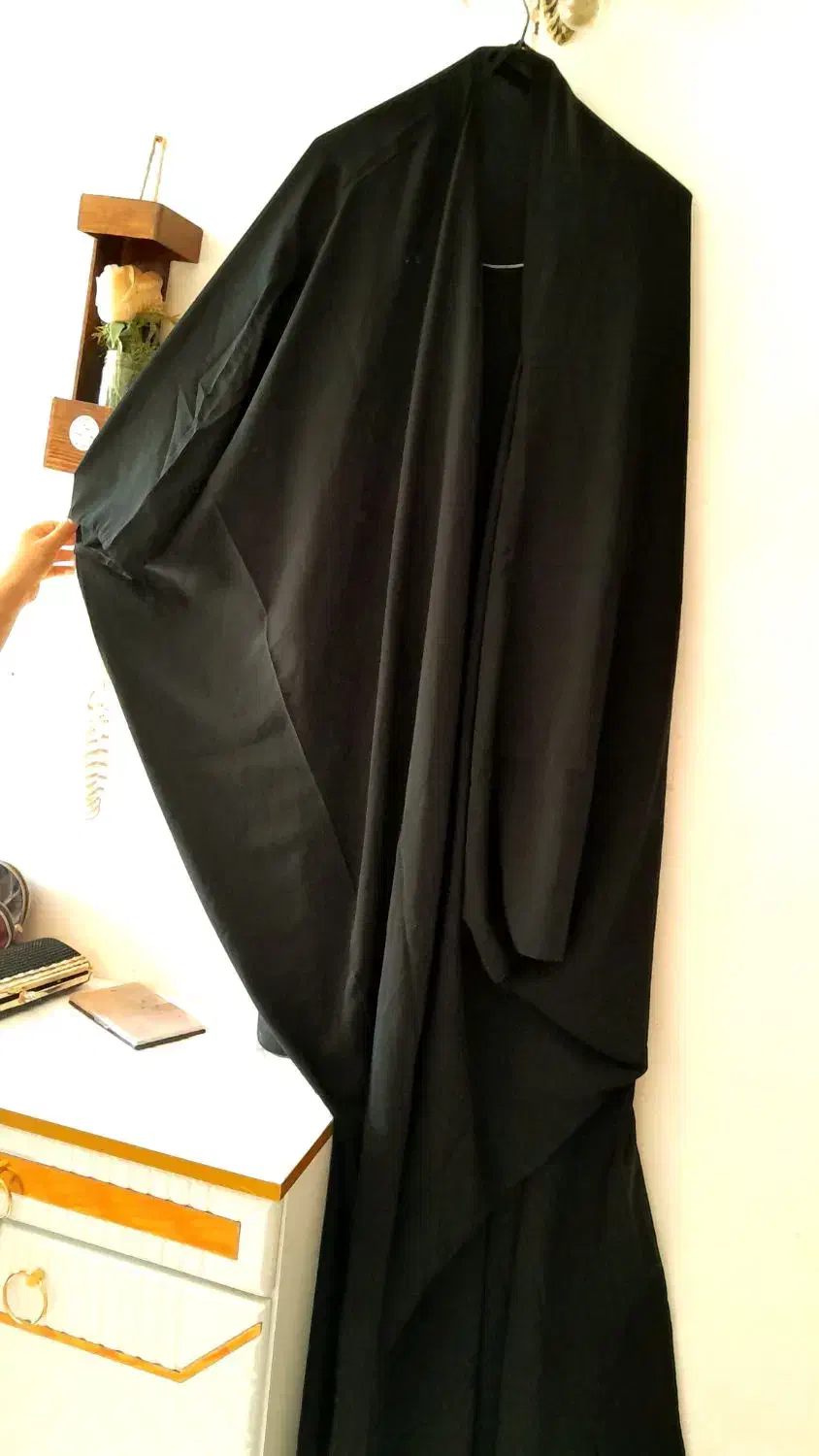 چادرعربی مشکی مشکی|لباس|اقبالیه, |دیوار