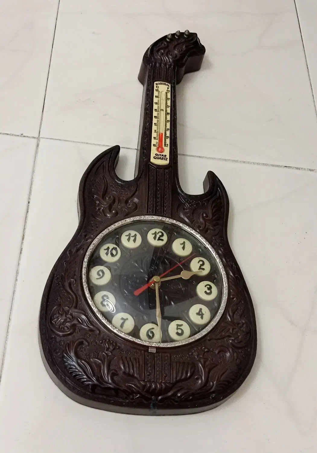 ساعت دیواری طرح گیتار|ساعت دیواری و تزئینی|پردیس, فاز ۳|دیوار