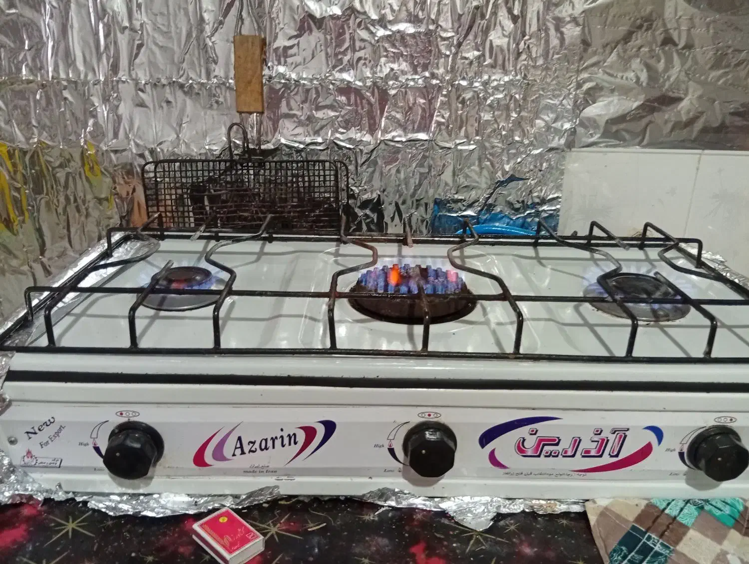 گاز رومیزی سه شعله|اجاق گاز و لوازم برقی پختوپز|شیراز, شهرک مهرگان|دیوار