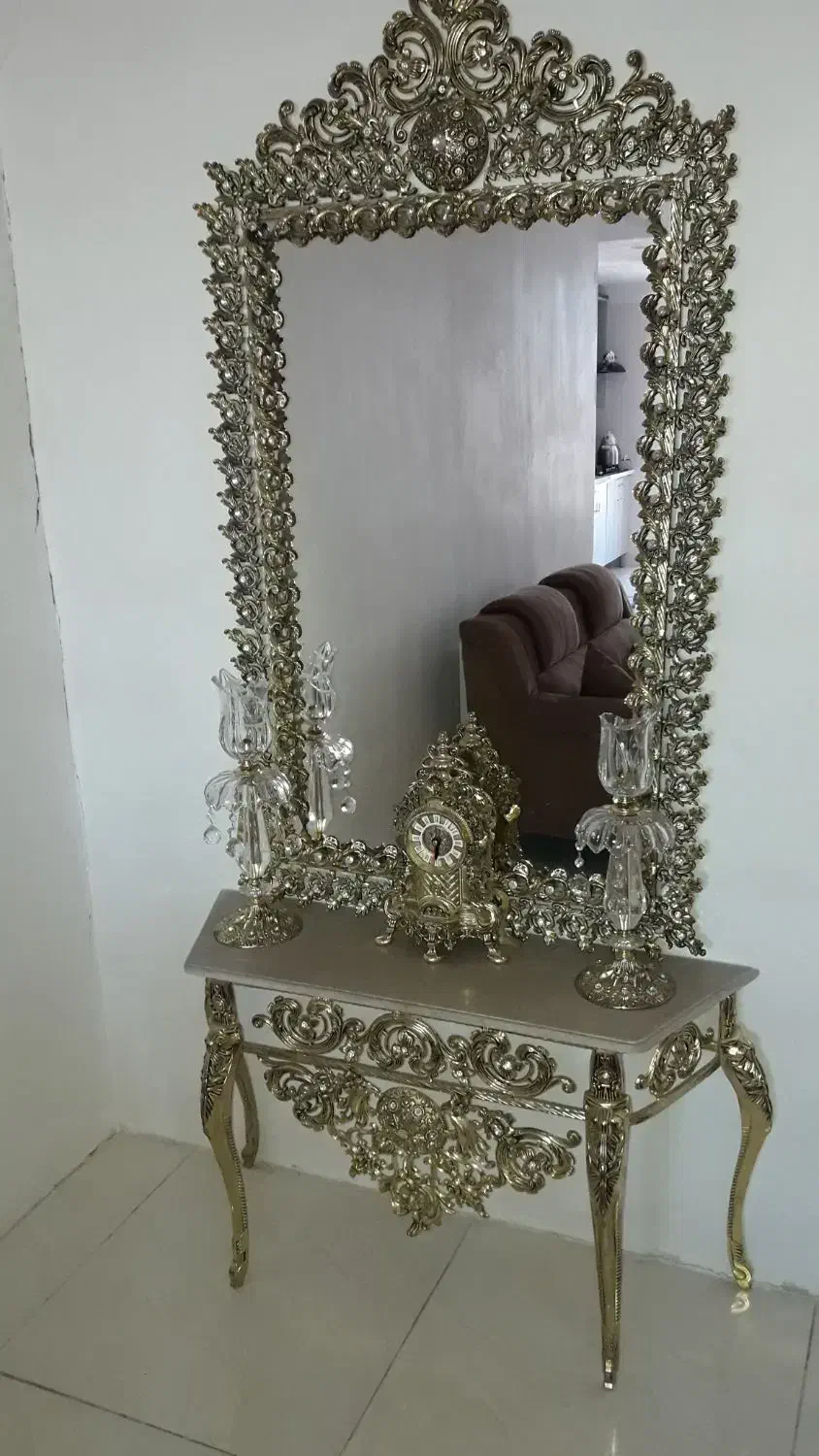 اینه کنسول برنز|بوفه، ویترین، کنسول|ملارد, |دیوار