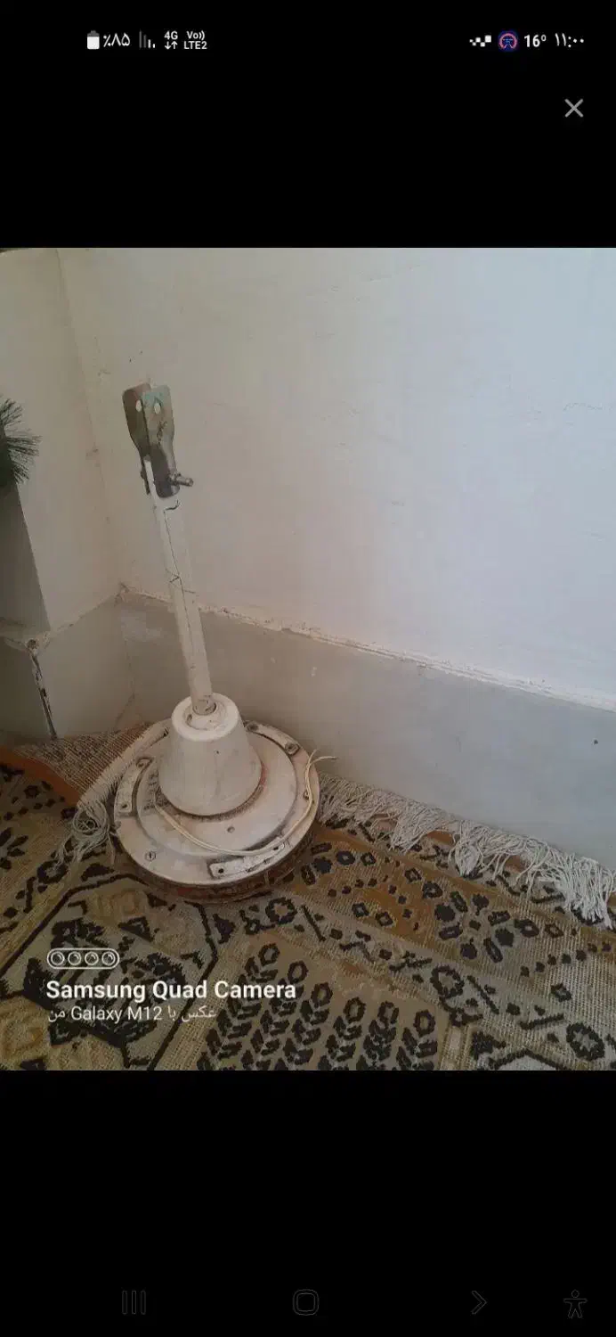 پنکه سقفی سالم|پنکه و تصفیهکنندهٔ هوا|آزادشهر, |دیوار