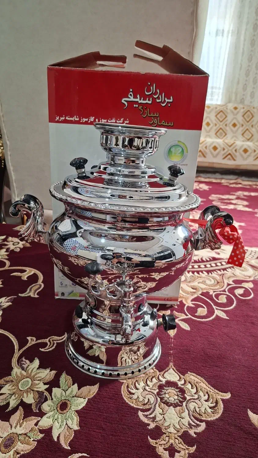 سماور گاز سوز ۵و۶ لیتری|سماور، چای‌ساز، قهوه‌ساز|اردبیل, |دیوار