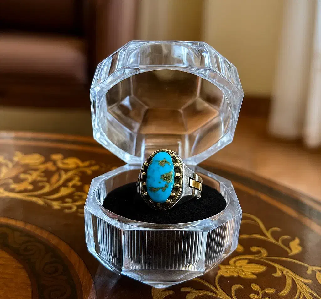 انگشتر فیروزه نیشابور کلکسیونی|جواهرات|مشهد, کوی المهدی|دیوار