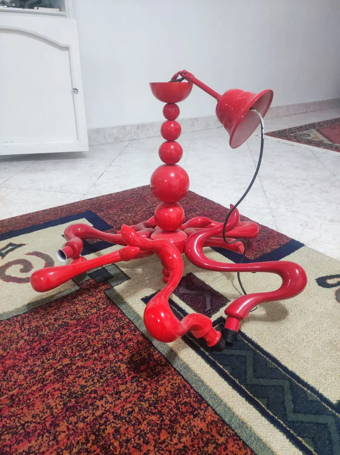 لوستر فانتزی ۶ شاخه|لوستر و چراغ آویز|اصفهان, بهارستان (مخابرات)|دیوار