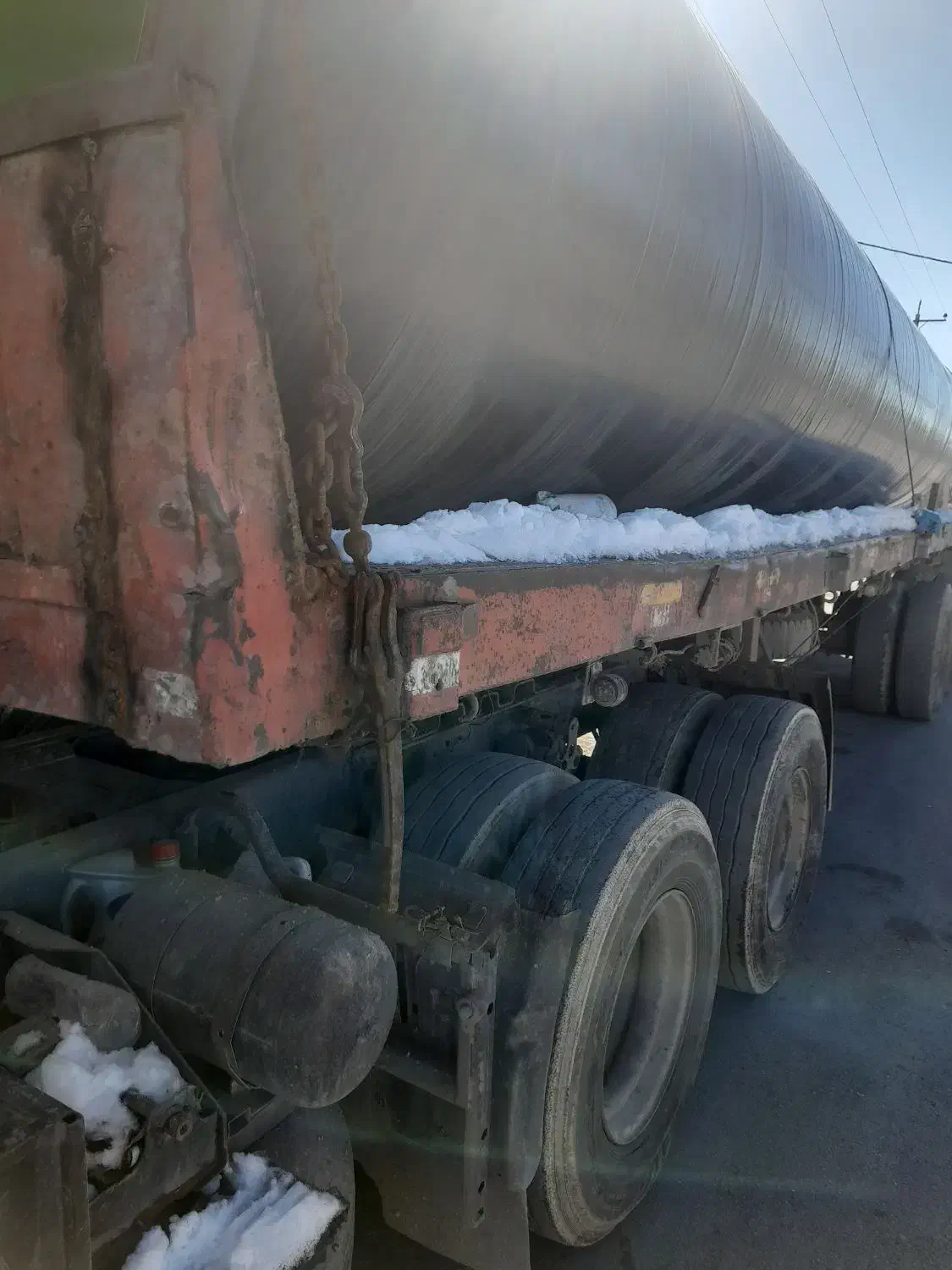 کفی سنگی چرخ ۲۴ قیمت۴۰۰طول۱۲متر|خودرو سنگین|مشهد مرغاب, |دیوار