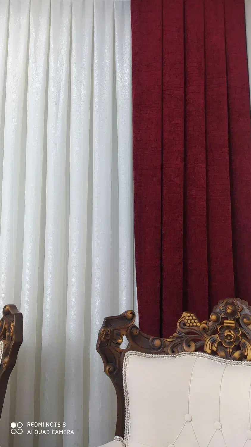 پرده حریر کتان ووالان|پرده، رانر، رومیزی|فردیس, فردیس|دیوار