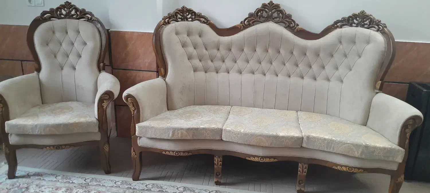 مبل 9نفره|مبلمان خانگی و میز عسلی|بجنورد, |دیوار