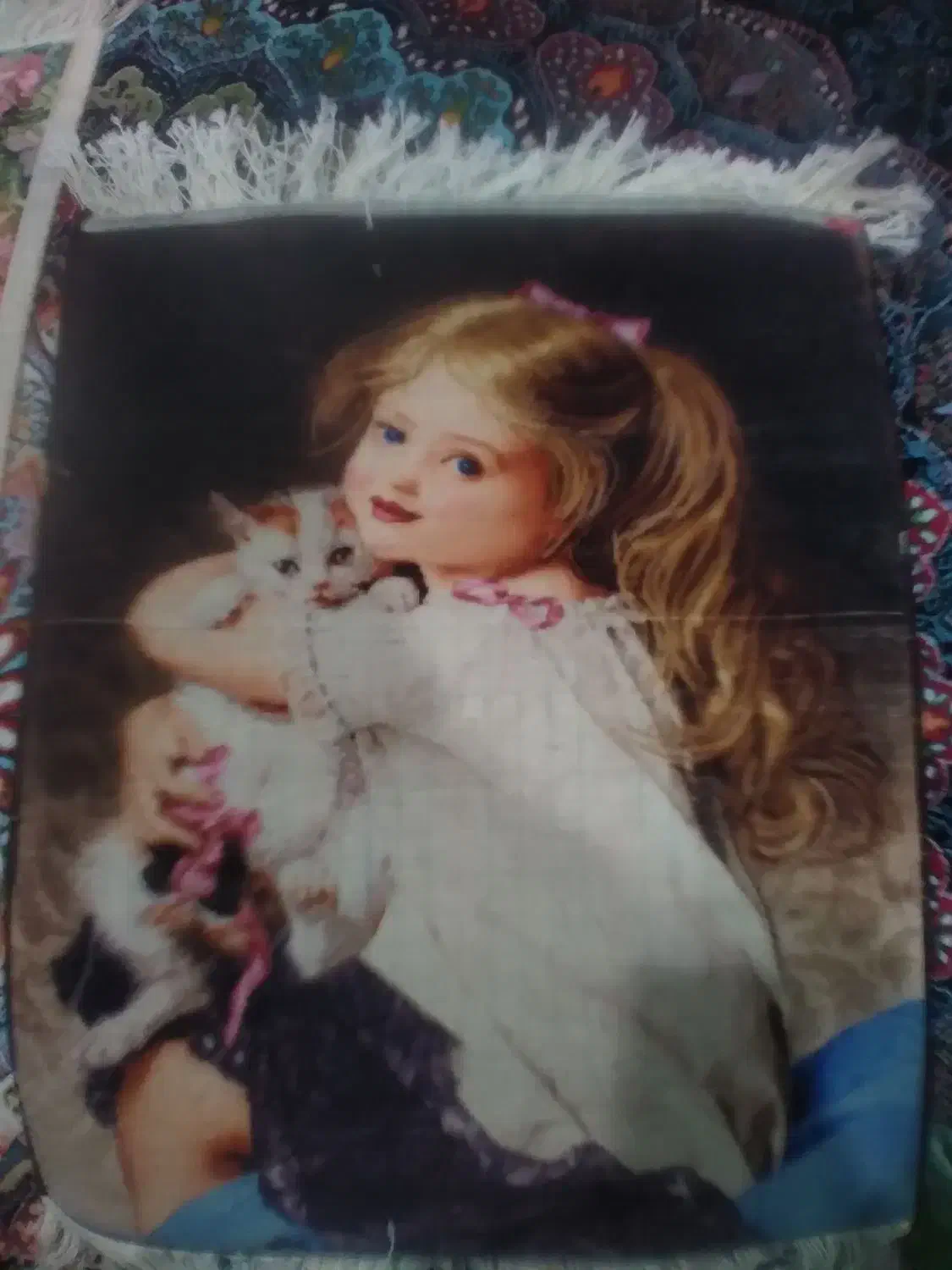 فروش تابلو فرش ترکیب نخ ابریشم|فرش|فردوسیه, |دیوار