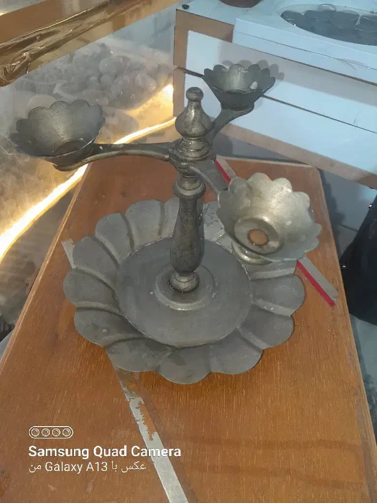 شمدان ۳ شاخه|کلکسیون اشیاء عتیقه|اهواز, کیانپارس |دیوار