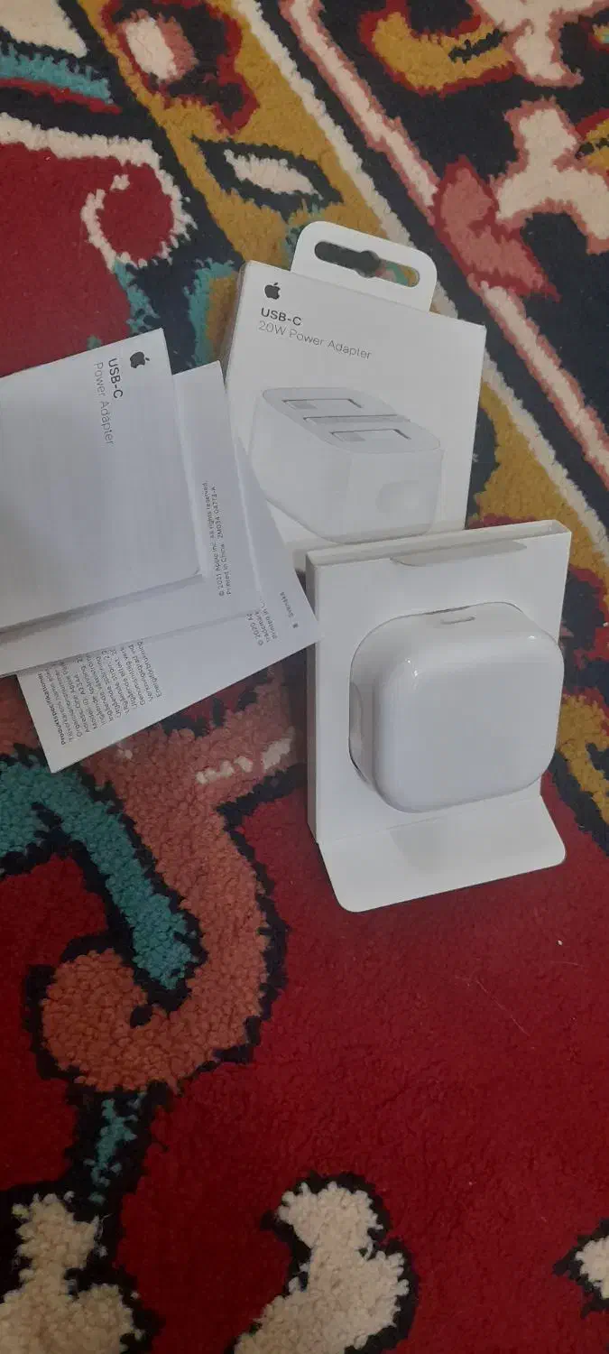 کله شارژر آیفون ۲۰ وات همراه با تبدیل اورجینال نو|لوازم جانبی موبایل و تبلت|تبریز, |دیوار