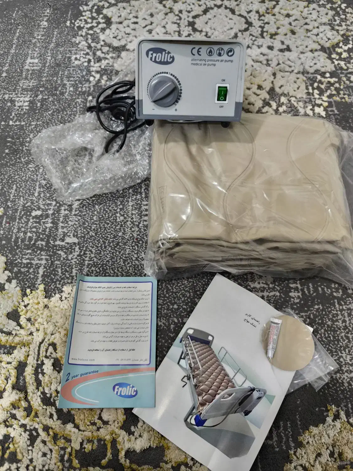 تشک بادی (مواج) طرح تخم مرغی نونو|تشک تختخواب|ری, فیروزآباد|دیوار