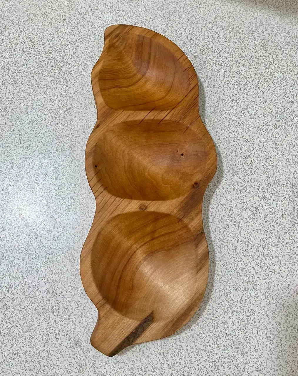 ظرف اردوخوری چوبی سه تیکه|صنایع دستی و سایر لوازم تزئینی|گنبد کاووس, |دیوار