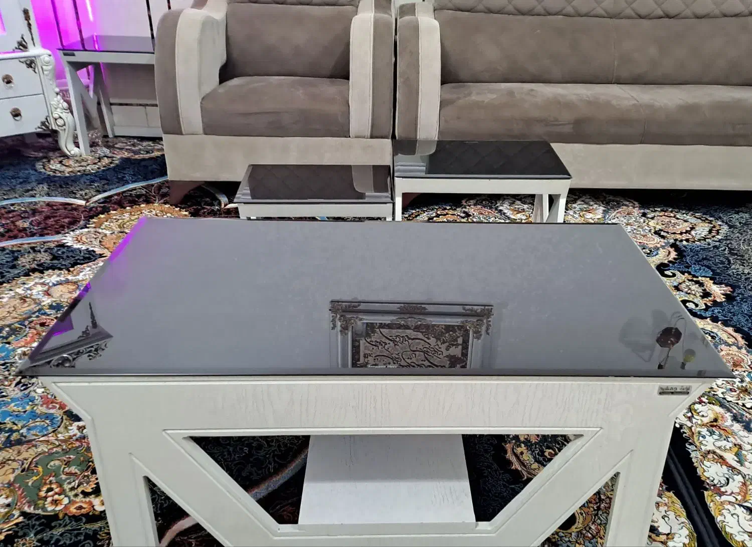 مبل هفت نفره با میز جلو مبلی|مبلمان خانگی و میز عسلی|دورود, |دیوار