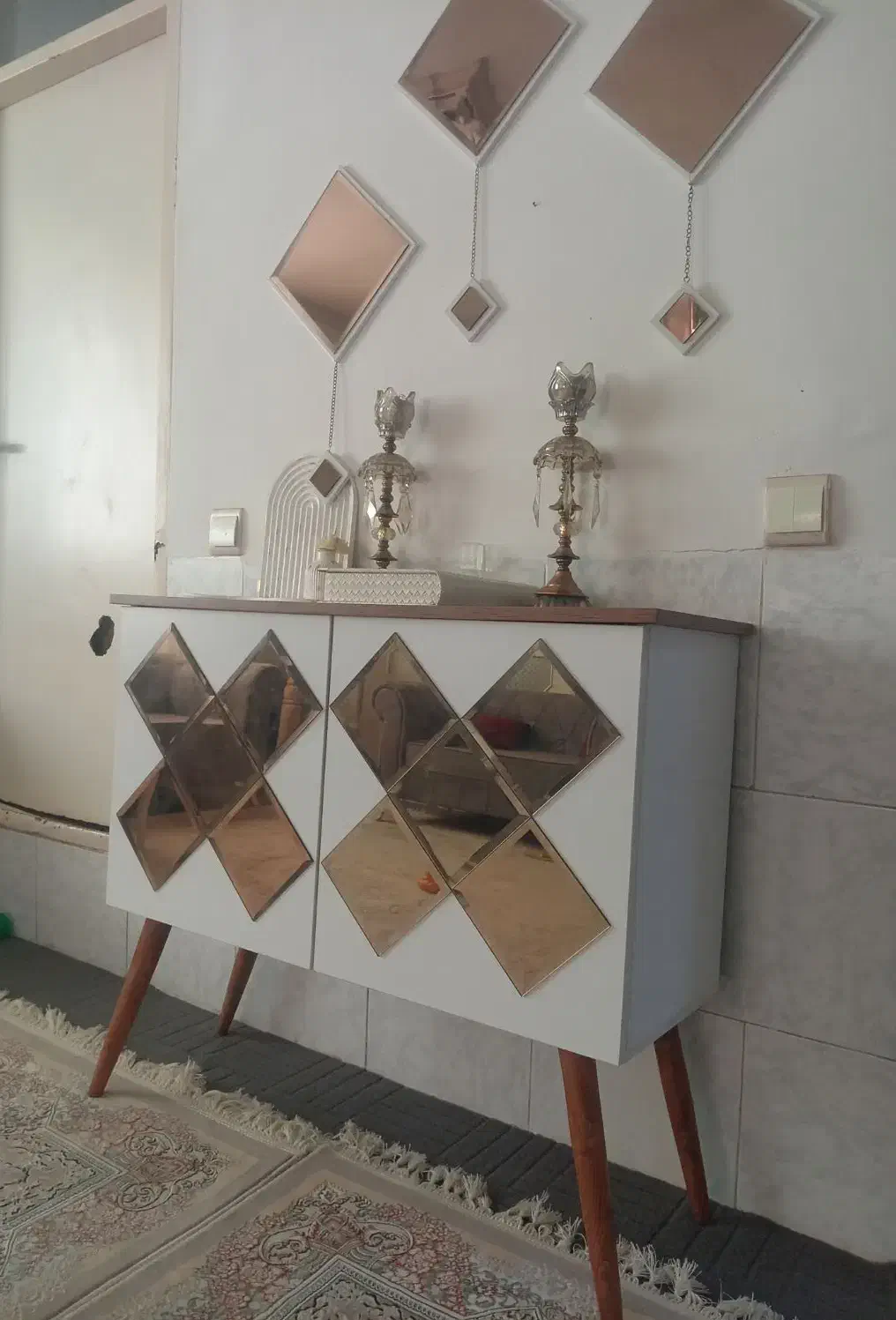 ابنه وکنسول درحدنو (خیلی کم کاره استفاده نشده)|بوفه، ویترین، کنسول|نیشابور, ناسیونال|دیوار