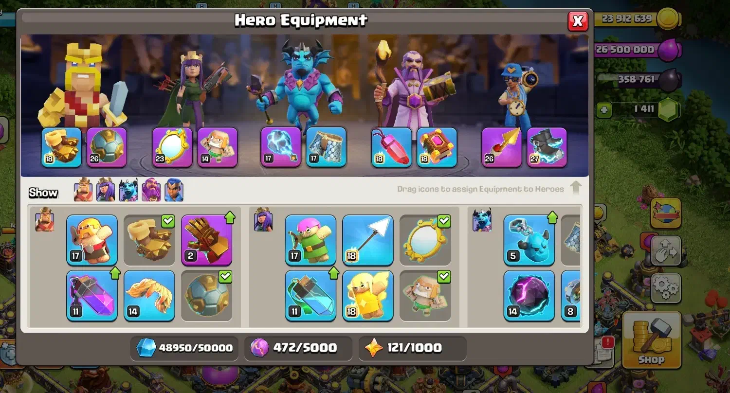 اکانت کلش اف کلنز مکس|کنسول، بازی ویدئویی و آنلاین|تهران, دکتر هوشیار|دیوار