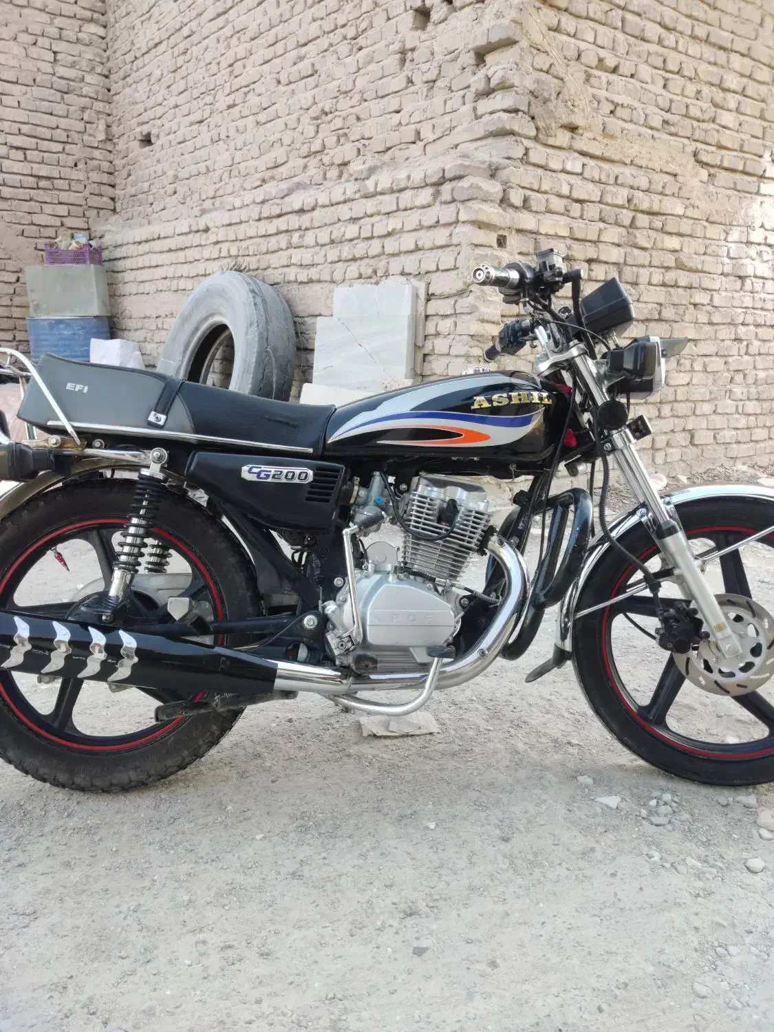 موتورسیکلت|موتورسیکلت|مهریز, |دیوار