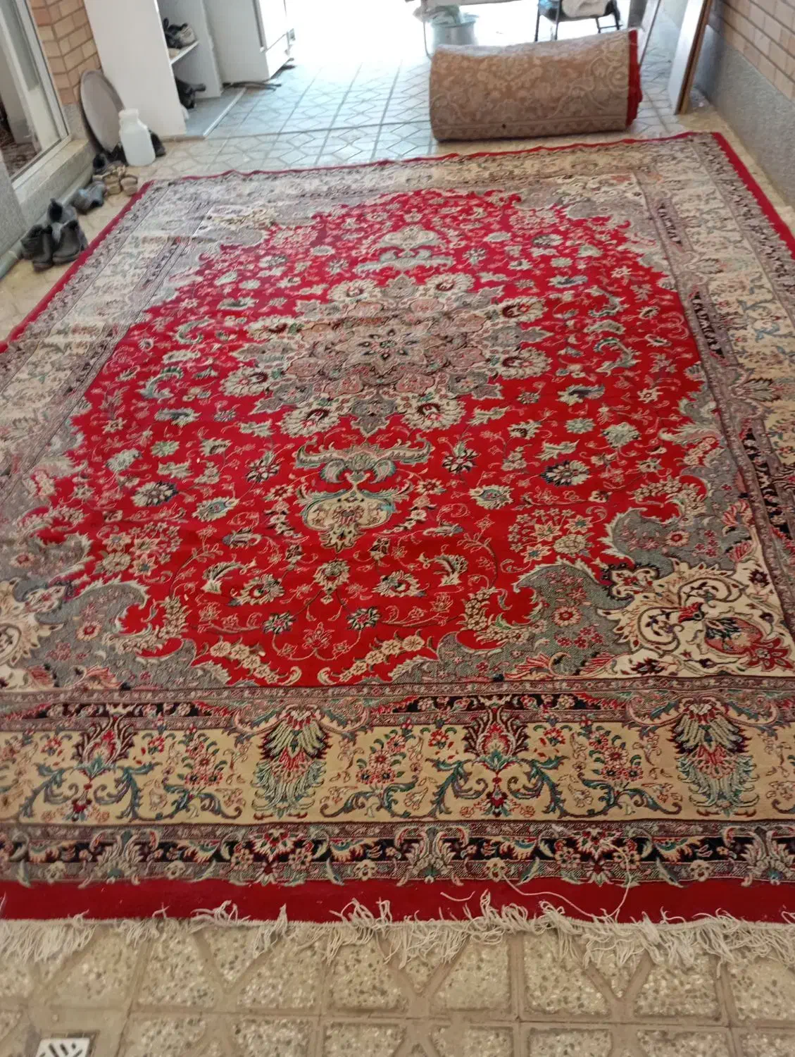 دوتخته فرش12متری|فرش|کوهپایه, |دیوار