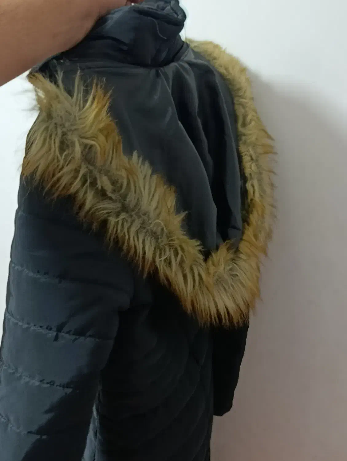 کاپشن زنونه خزدار برند casual|لباس|رشت, پارک شهر|دیوار